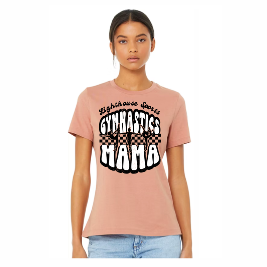 Retro Gymnastics Mom Parent Shirt