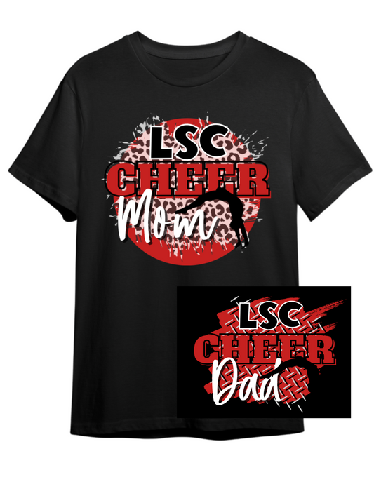 Cheer Parent Shirt - Cheetah/Checkered